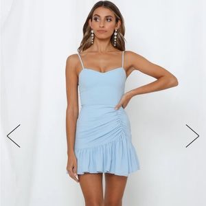 Hello Molly Blue mini dress